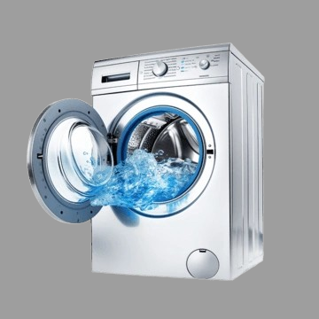 Technician repairing a washing machine in Abilene, TX