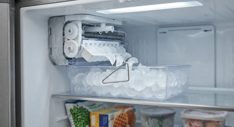 Ice maker after repair