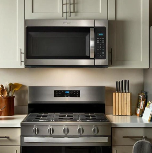 Over the Range Microwave above Stove